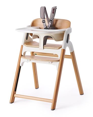 Momcozy DinerPal Wooden High Chair for Babies to Adults 308 Lbs Adjustable