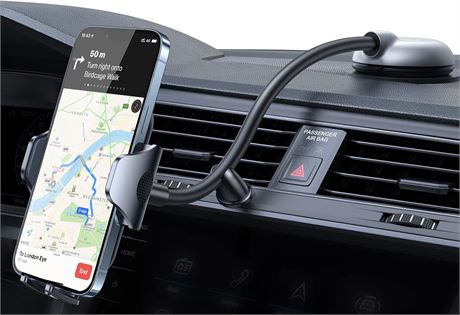 Andobil Long-Arm Car Phone Holder for Dashboard/Window - Universal