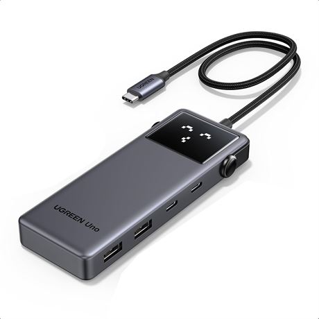 UGREEN 6-in-1 USB-C Hub, 10Gbps, 4K HDMI, 100W PD for MacBook