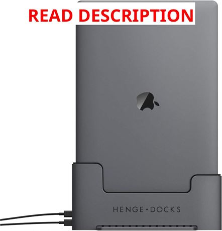 Henge Docks Vertical Docking Station for 13" MacBook Pro TB3 | 2 USB-C