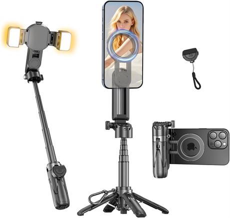 Perche Selfie Magnétique yAyusi Mini Trépied avec Lumières
