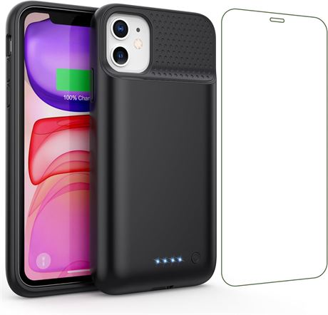 Coque batterie iPhone 11/XR 7500 mAh chargeur portable intégrée