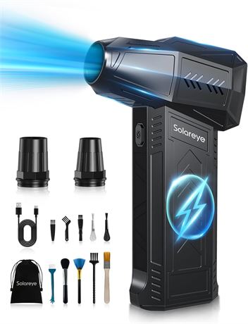 Solareye Air Duster 180 000 RPM Cordless Compressed Air Cleaner 3 Speeds