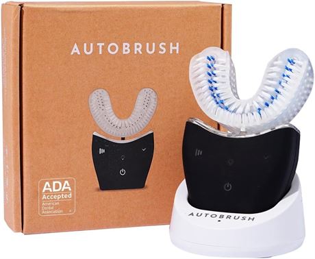 autobrush Sonic Pro Electric Toothbrush - ADA U-Shaped, 30s Clean, Black