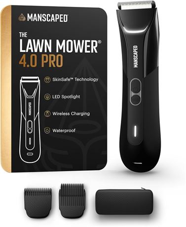 MANSCAPED Lawn Mower 4.0 PRO - Groin/Body Trimmer, Wet/Dry, USB-C Charge