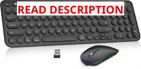 Clavier & Souris Sans Fil Rechargeables 3 Modes BT+2.4G