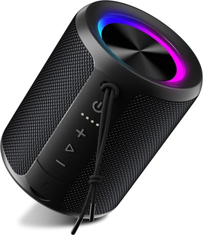 Portable Bluetooth Speaker IPX7 Waterproof 20W Stereo, 15H Playtime