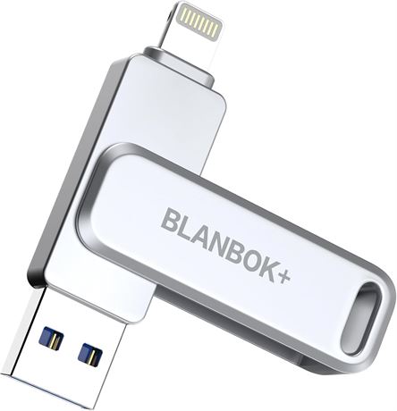 MFi Certified 64GB Photo Stick for iPhone iPad Android PC Grey