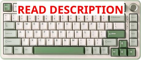 YUNZII B75 PRO Keyboard, 75% w/ Knob, BT/2.4G/Type-C