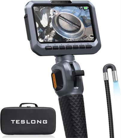 Teslong Endoscope bidirectionnel, sonde 0,5 cm, 12,7 cm avec lumi re, 1,5 m
