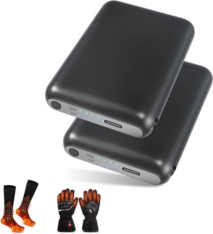 Batteries Li polym re 5 V 6000 mAh, 4 niveaux, rechange pour gants/chapeaux