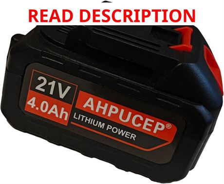 AHPUCEP 4.0Ah Lithium Replacement Battery for Weed Wacker/Trimmer