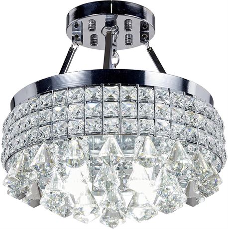 MonaLisa Lustre Cristal Plafond SML-118-S W14xH16