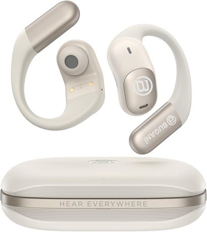 BUGANI 2025 écouteurs BT 5.4 ouverts, audio spatial, 75h autonomie