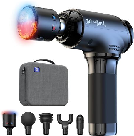 Bob and Brad T2 Pro Massage Gun with Heat and Cold 4000mAh Battery