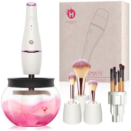 Nettoyeur Pinceaux Maquillage Électrique HOPEMATE