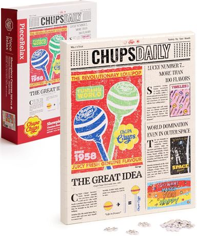 Chupa Chups PieceRelax Puzzle Canvas Wall Art 366-Piece Set