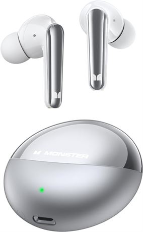 Monster N-Lite 203 AirLinks Wireless Earbuds, Bluetooth 5.3, 30H Playback