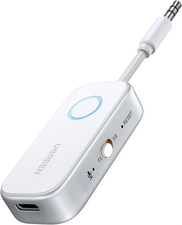 UGREEN 2-in-1 Bluetooth Transmitter & Receiver with 3.5mm Aux BT 5.4