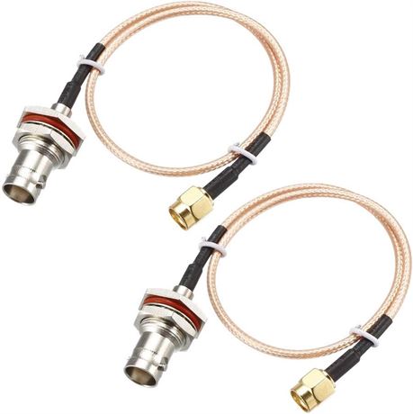 Câble SMA Mâle vers BNC Femelle RG316 30cm 2pcs