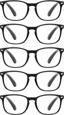 CCVOO Lot de 5 lunettes de lecture anti-lumi re bleue, filtre UV