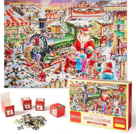 Puzzle 1000 Pièces Noël Famille Adulte Enfants