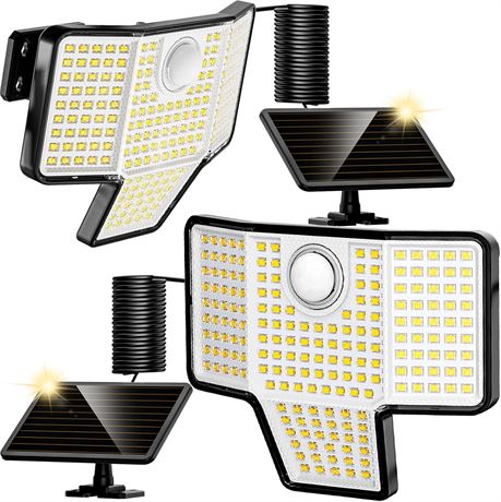 Projecteurs solaires AmeriTop extérieur 189 LED détecteur mouvement IP65