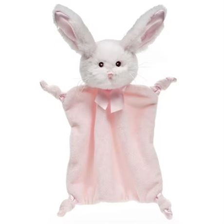Bearington Baby Wee Cottontail Small Bunny Stuffed Lovey Security Blanket