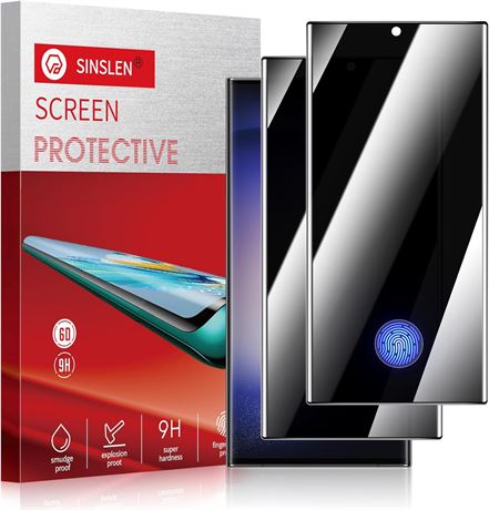 Lot de 2 films  cran de confidentialit  Samsung Galaxy S23 Ultra 6,8"