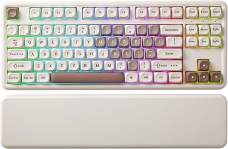 YUNZII B87 Wireless Mechanical Keyboard, QMK/VIA, NKRO, BT5.0/2.4G/USB-C