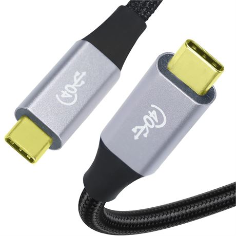 Câble USB-C Thunderbolt 3, 3.3ft, 100W, 40Gbps, 8K@60Hz, Mac/PC/dock