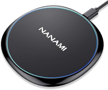 Fast Wireless Charger, NANAMI 15W Max Qi Charging