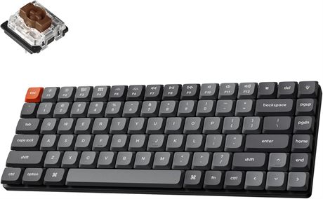 Keychron K3 Max Clavier sans fil 75%   Ultra-fin, trimode (2,4G/BT/USB-C)