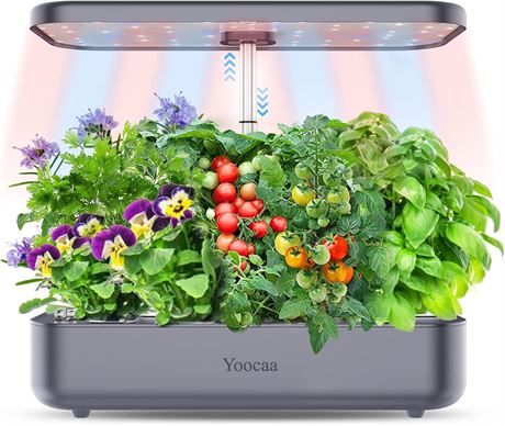 Système Hydroponique Yoocaa 12 Pods LED Minuterie Cuisine