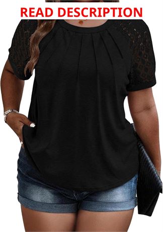 T-shirt Dentelle Bellcoco Grande Taille Été Femme