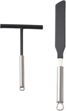 2Pcs Crepe Spreader and Set Pancake Maker Tools for Dining Room Home