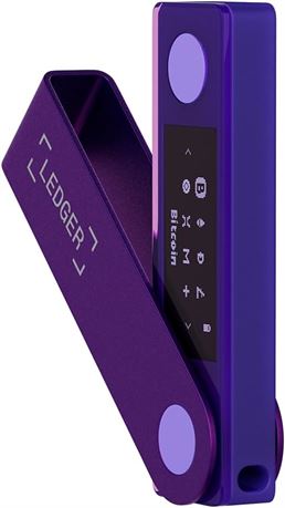 Ledger Nano X Bluetooth Crypto Hardware Wallet Amethyst Purple