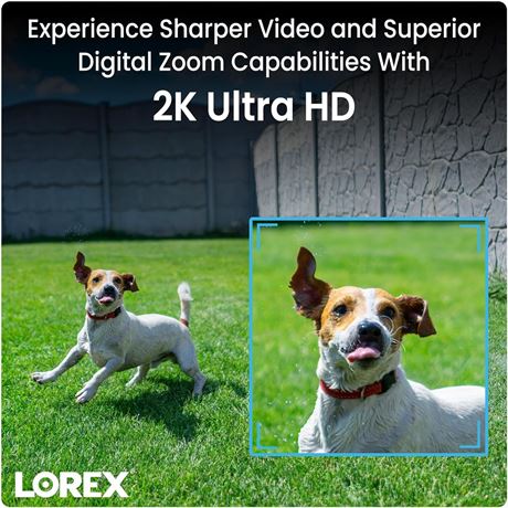Lorex Caméra Extérieure Wi-Fi 2K Pan-Tilt