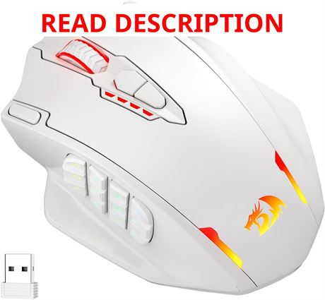 Redragon M913 Impact Elite Souris sans fil 16 000 DPI, 16 boutons MMO