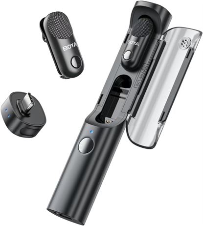 BOYA Magic Mini Wireless Microphones 4-in-1 for iPhone 15/Android
