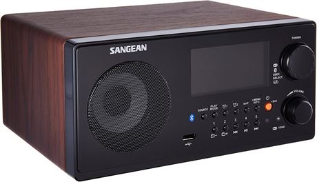 Sangean WR-22WL AM/FM-RDS/Bluetooth/USB Table-Top Digital Tuning Receiver