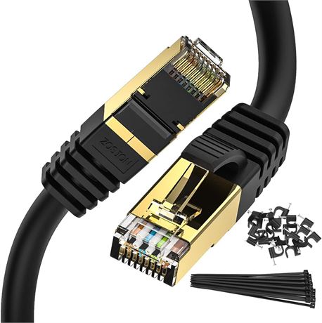 ZOSION Cat 8 Ethernet Cable - 75ft