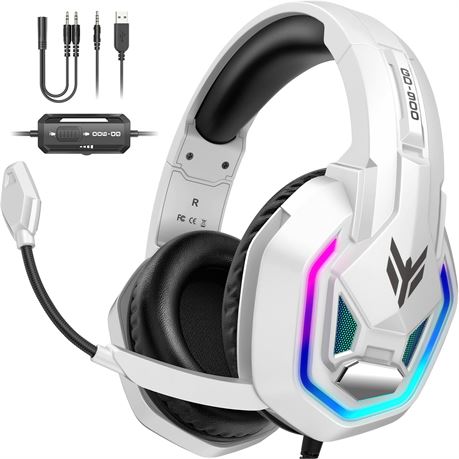 Gaming Headset for PS5, PS4, Xbox, PC - RGB, 7.1 Sound