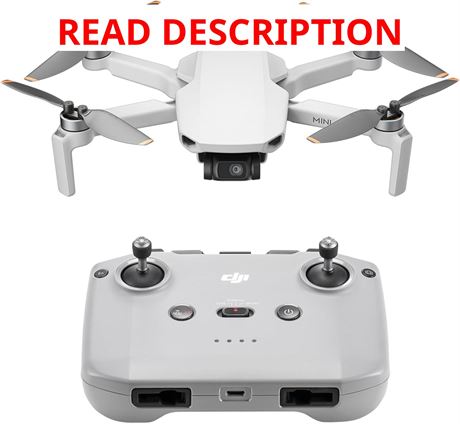 DJI Mini 4K Drone, 249 g, 3-Axis Gimbal, 10km Tx, Auto Return