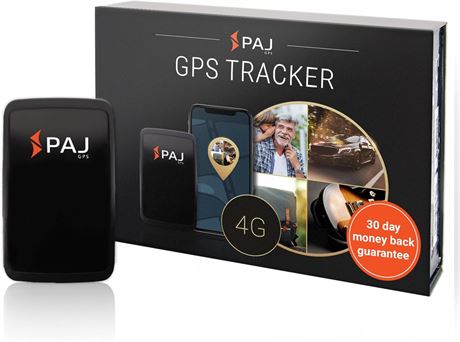 PAJ Allround Finder 4G GPS Tracker Vehicle/Car/Kids/Seniors, 40 Days Battery