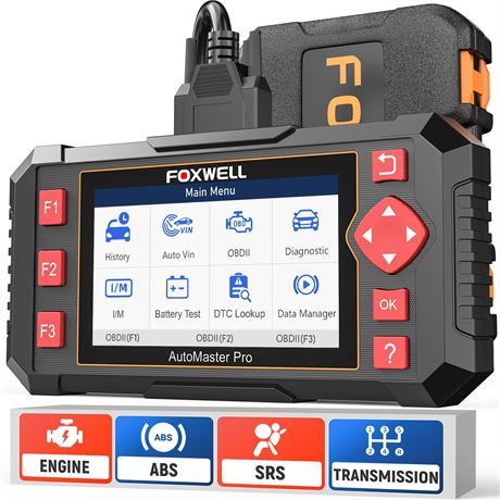 FOXWELL NT604 Elite OBD2 Scanner ABS SRS Transmission Diagnostic Tool