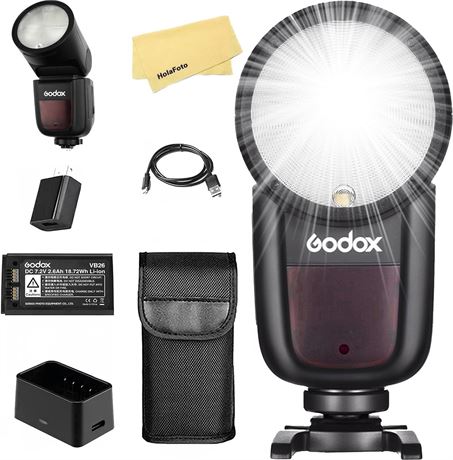 Godox V1S Round Head Flash for Sony TTL HSS