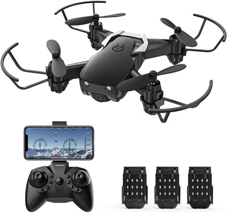 Drone mini TEEROK T13 720P enfants 3 batteries flips faciles