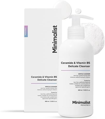 Minimalist Baby Gentle Wash | Tear-free | Ceramide & Vitamin B5 | 400ml
