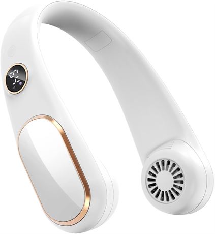 SLENPET ventilateur de cou rechargeable 5 vitesses affichage